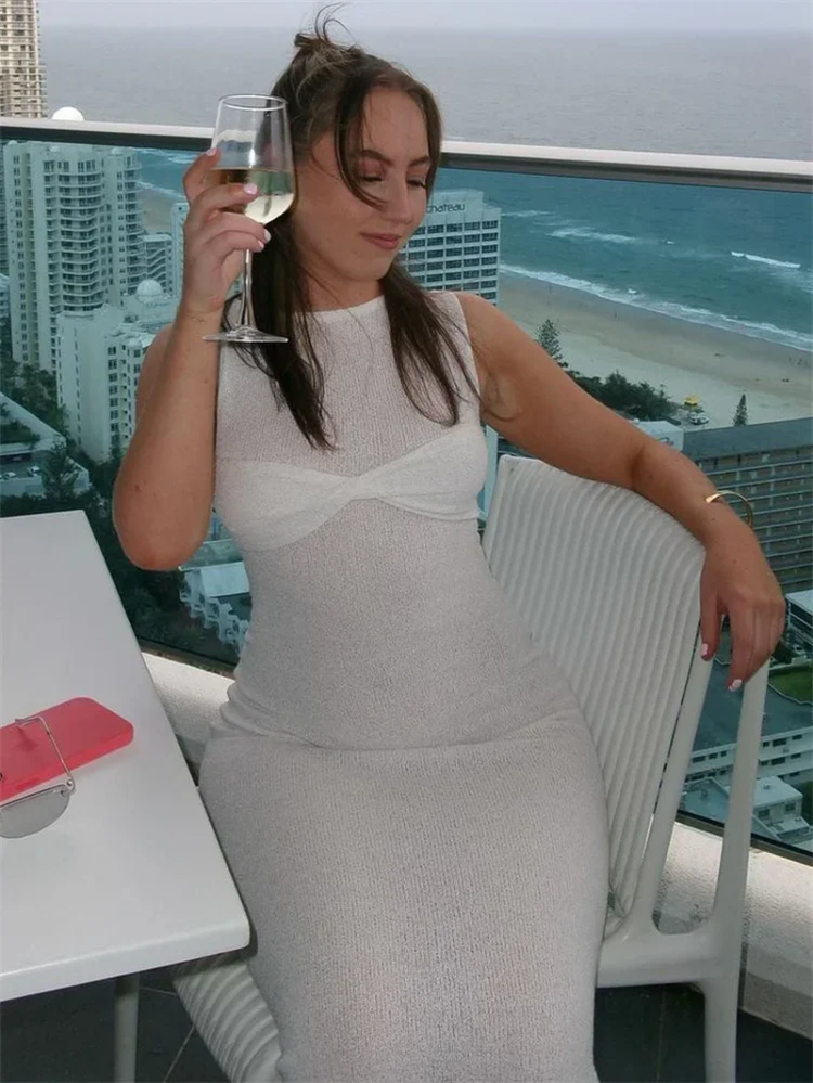 Pink Twist Bodycon Dress